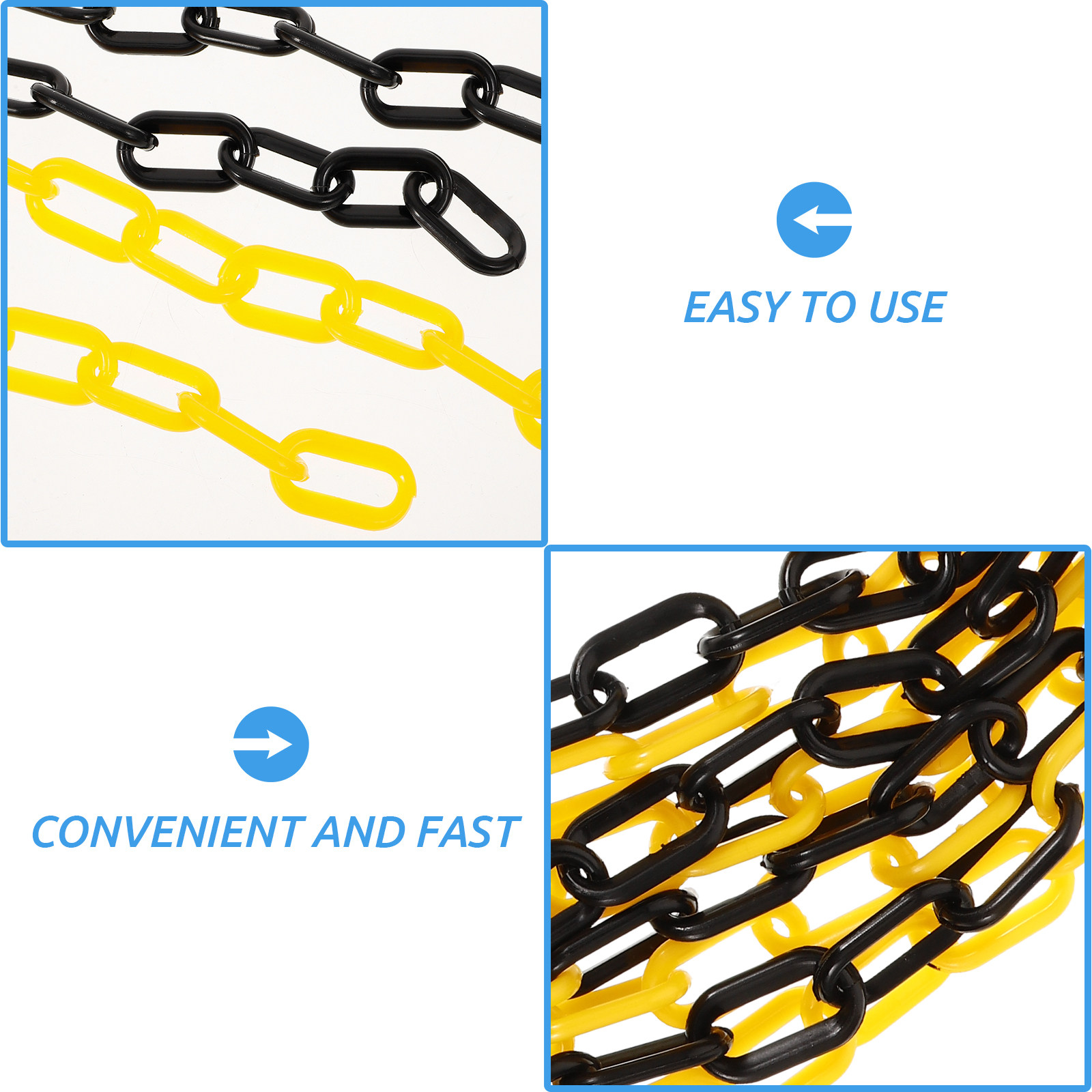5 Meter Plastic Barrier Chain  - Heavy Equipment In Construction review and price