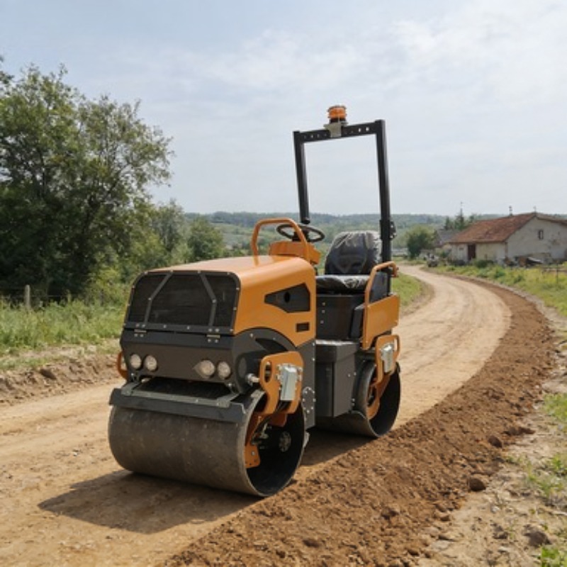 Compactor Road Roller Vibrator - Heavy Equipment In Construction review and price