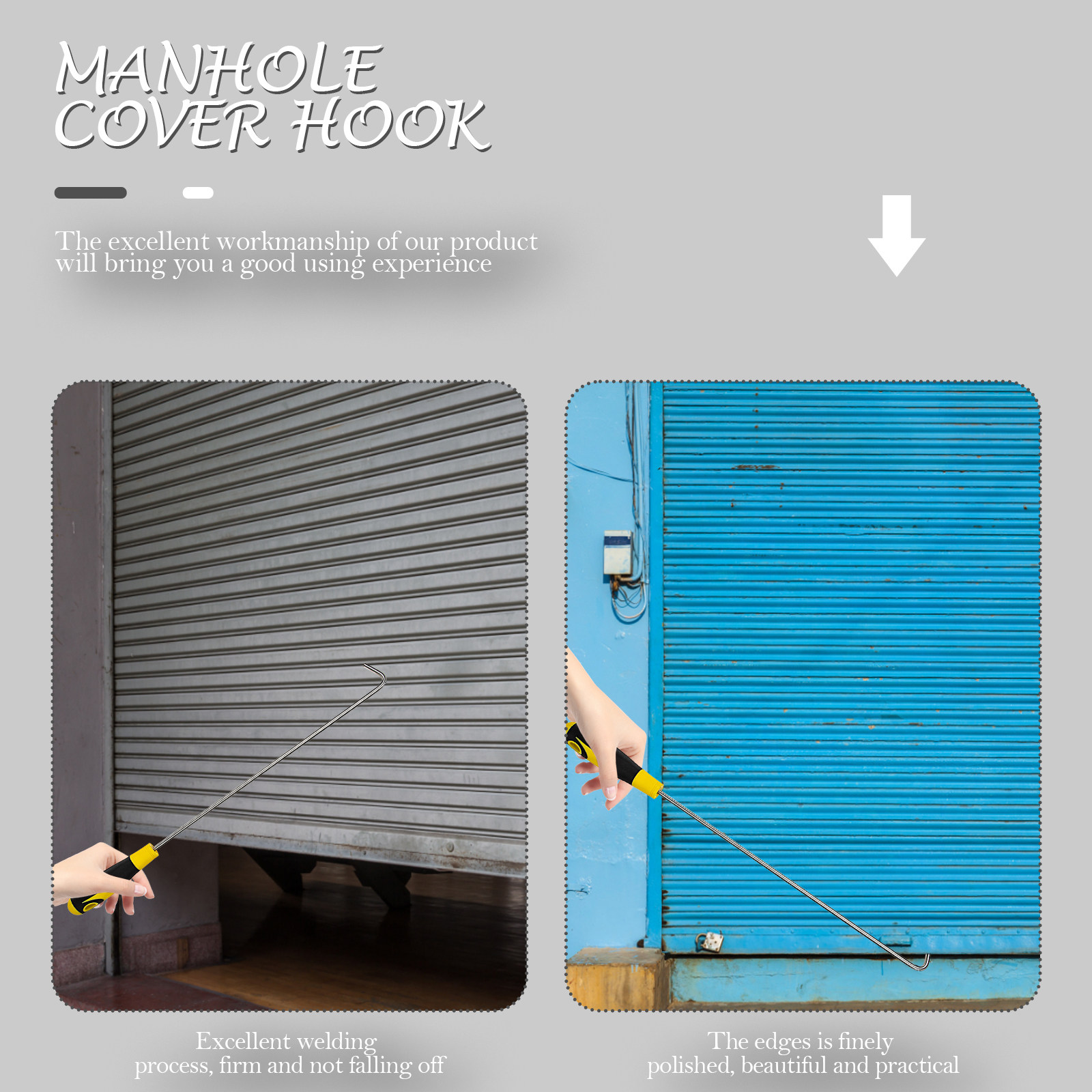 Manhole Cover Hook Premium Ste - Manhole Cover Lifting review and price