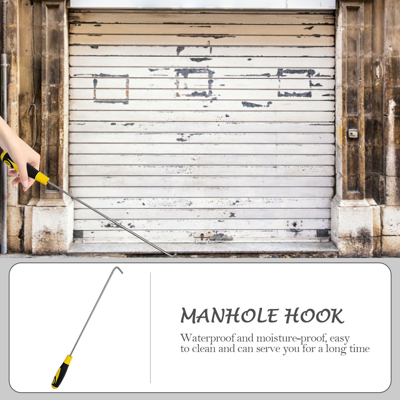 Manhole Cover Hook Premium Ste - Manhole Cover Lifting review and price