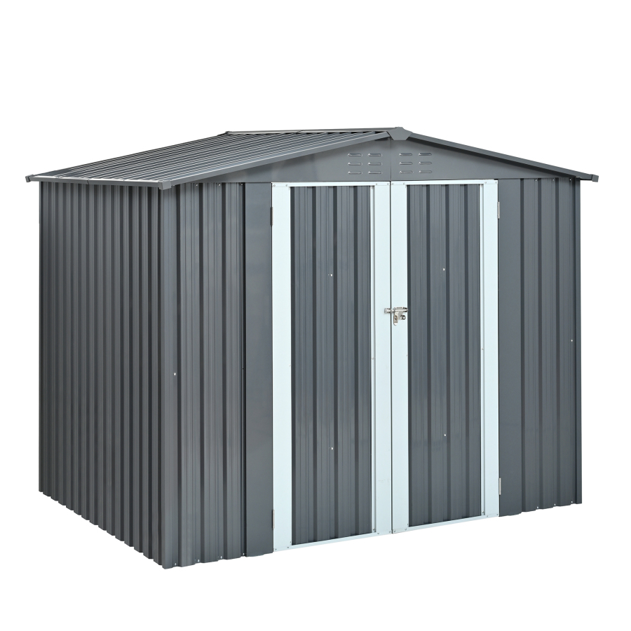 Metal Storage Shed with Double - Heavy Equipment Storage Yard review and price