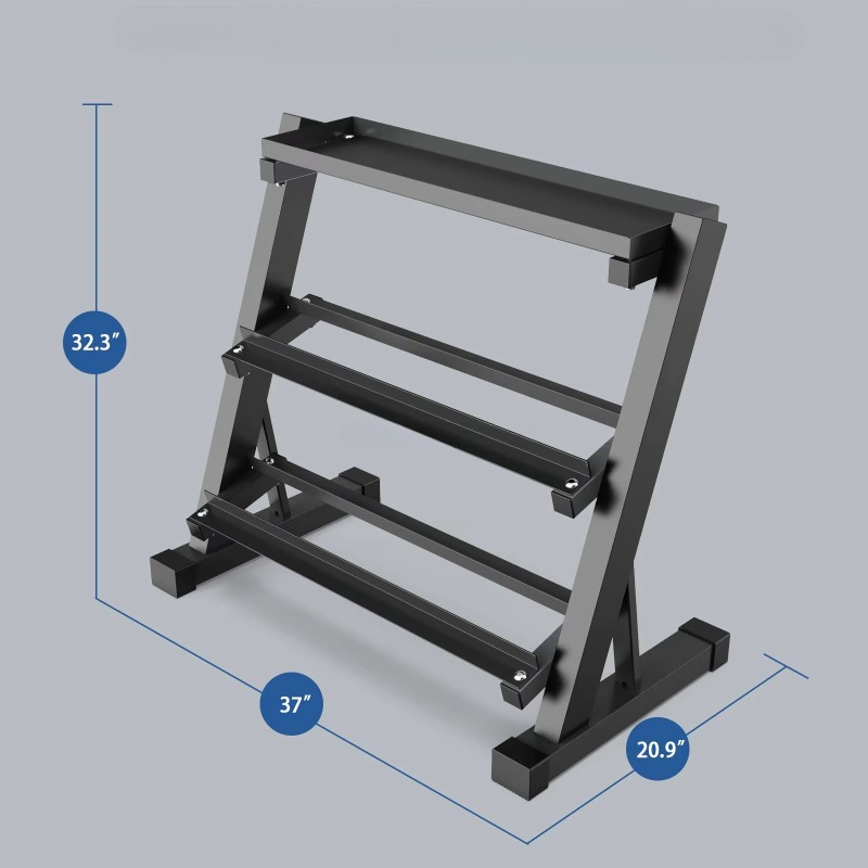 3-Tier Dumbbell Storage Rack 8 - Heavy Equipment Training review and price