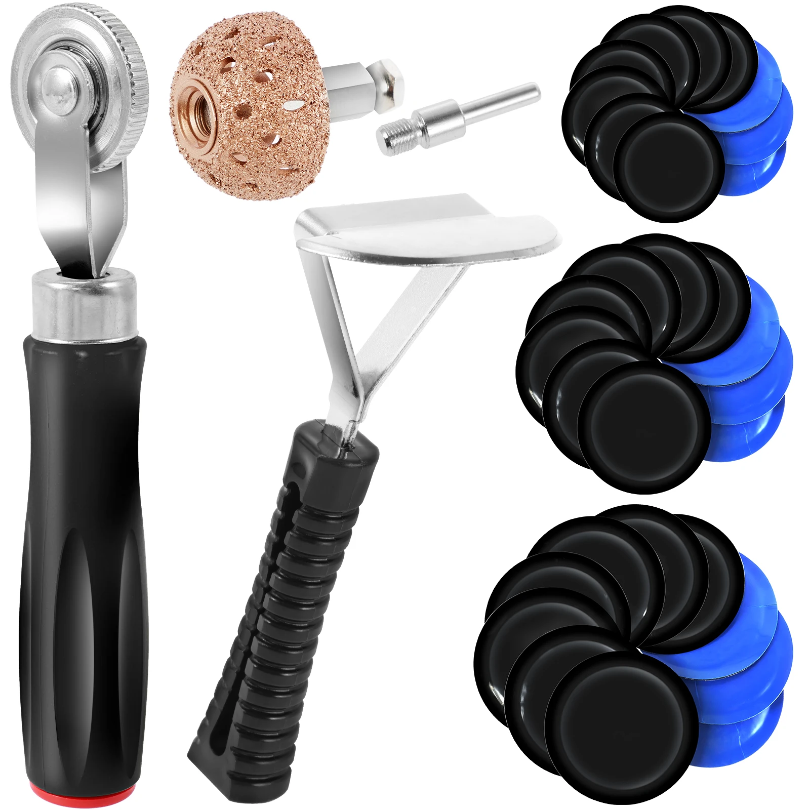 33Pcs Tire Patch Kit with Roll - Heavy Equipment Scraper review and price