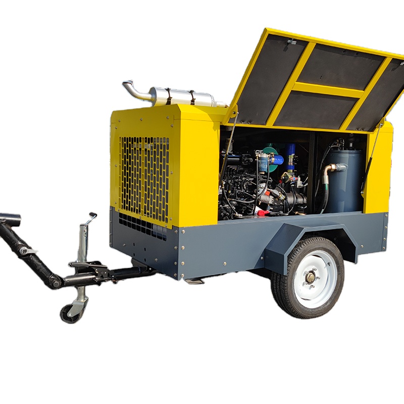 Portable Screw Air Compressor  - Heavy Equipment Mining review and price