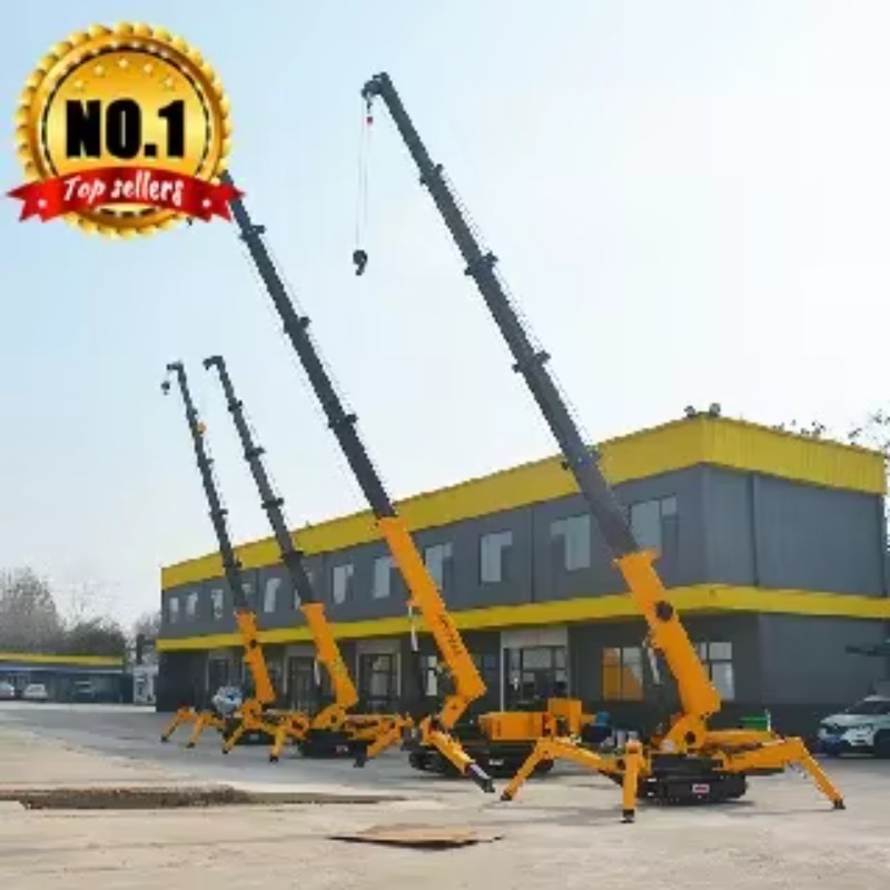 8T Hydraulic Spider Crane Heav - Heavy Equipment In Construction review and price