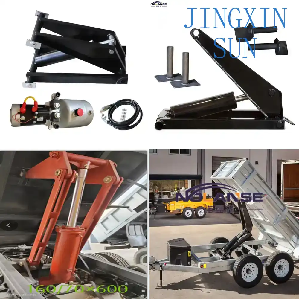 8 Ton Hydraulic Tipper Trailer - Heavy Equipment Mining review and price